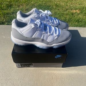 Jordan 11 Retro Low Cement Grey Size 11 Men AV2187-140 BRAND NEW
